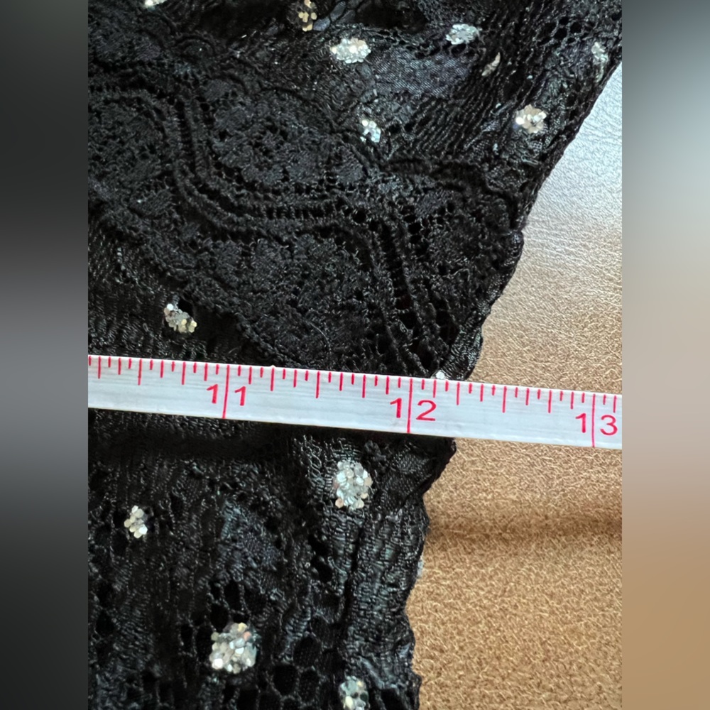 Women’s Alexia Admor Black Lace and Rhinestone Dress - Picture 6 of 8